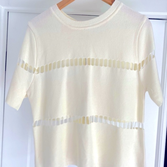 J.O.A. Sexy sweater shirt with zip up back - Picture 2 of 6